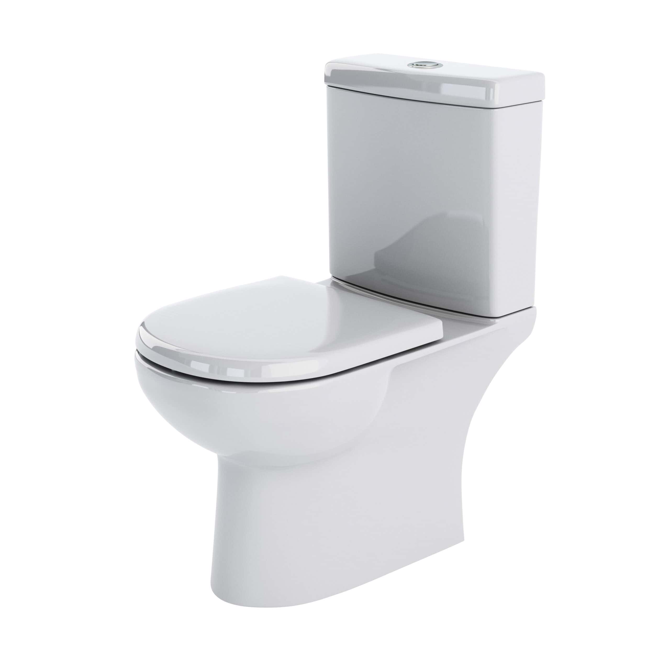 Bidet toilet with modern white design, ideal for luxury bathrooms and seamless cleaning, from Bubly Bathrooms. Perfect for contemporary bathroom upgrades.