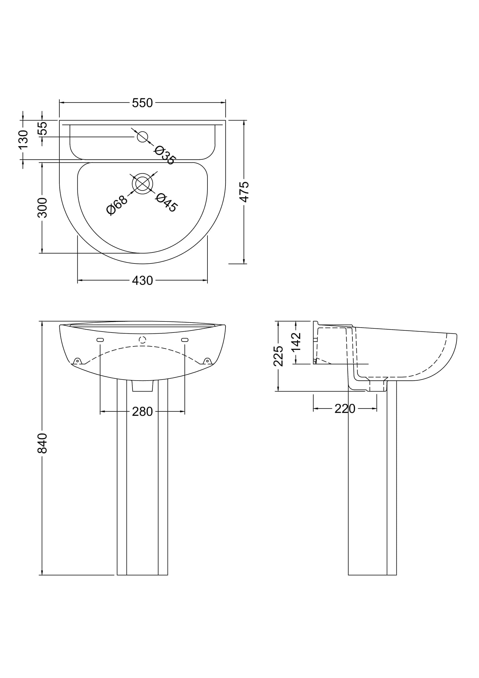 Elegant bathroom bidet with precise technical drawing showcasing dimensions and installation details for modern bathroom design. Perfect for bathroom renovation projects.