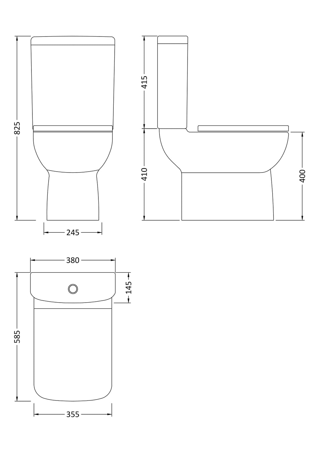 Sleek modern toilet with compact design, ideal for small bathrooms, featuring easy-to-clean surfaces and water-saving features, perfect for contemporary bathroom renovations.