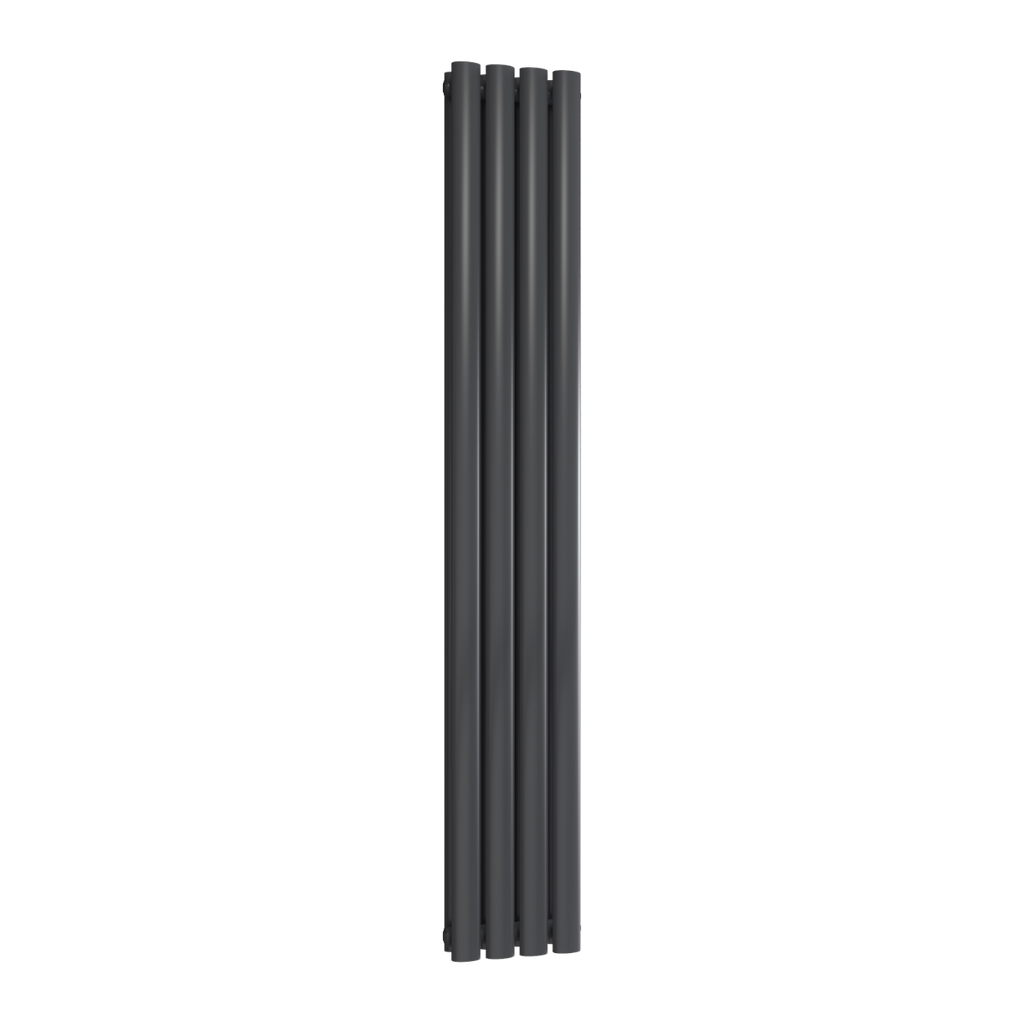 Reina Neva Vertical Double Anthracite Designer Radiator 1500mm X 236mm