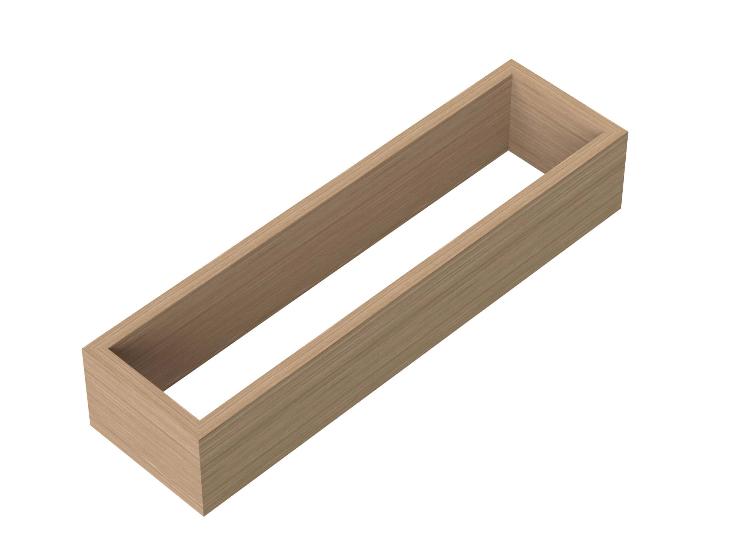 Sleek wooden bath tray for luxurious bathroom relaxation, custom crafted from natural wood to enhance modern bathroom aesthetics and functionality.