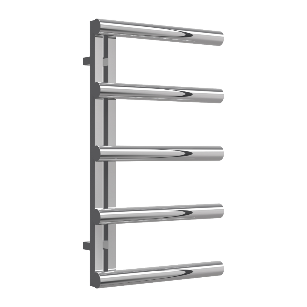 Reina Grosso Polished Stainless Steel Heated Towel Rail 850mm X 500mm