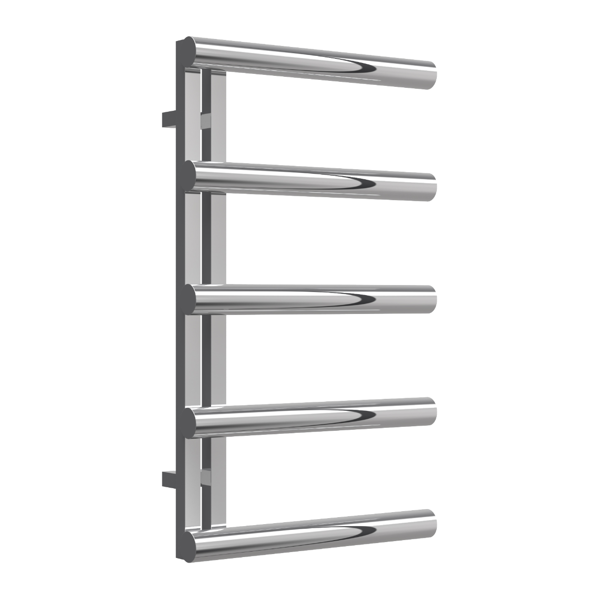 Reina Grosso Polished Stainless Steel Heated Towel Rail 850mm X 500mm