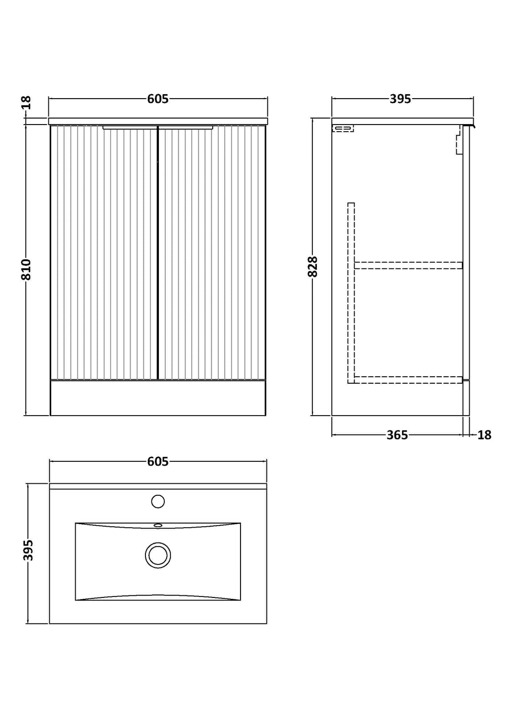 High-quality wooden bathroom cabinet with vertical slat doors, modern design, suitable for stylish storage solutions in bathrooms. Perfect for organising bathroom essentials with sleek aesthetics.