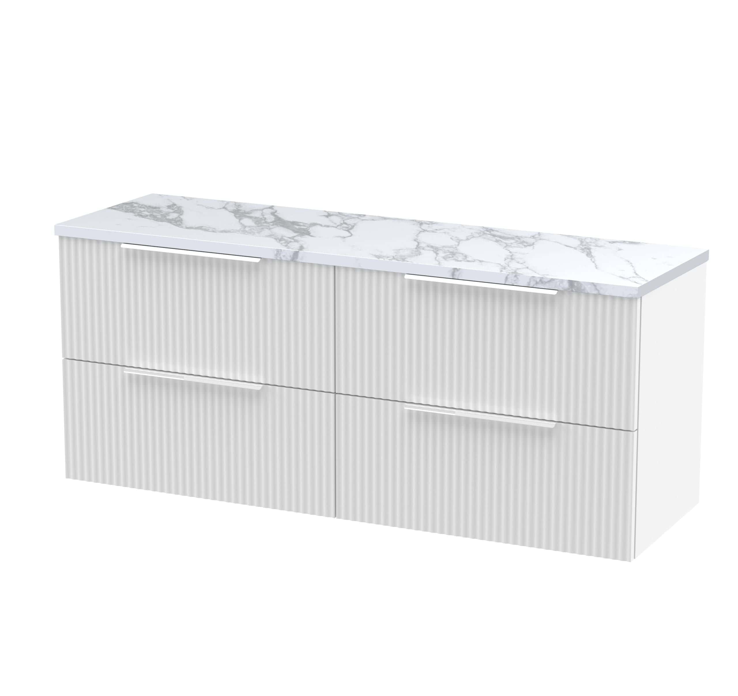 Sleek white bathroom vanity with a marble top, modern minimalist design, perfect for contemporary bathrooms, featuring ample storage and durable materials for a stylish and functional space.