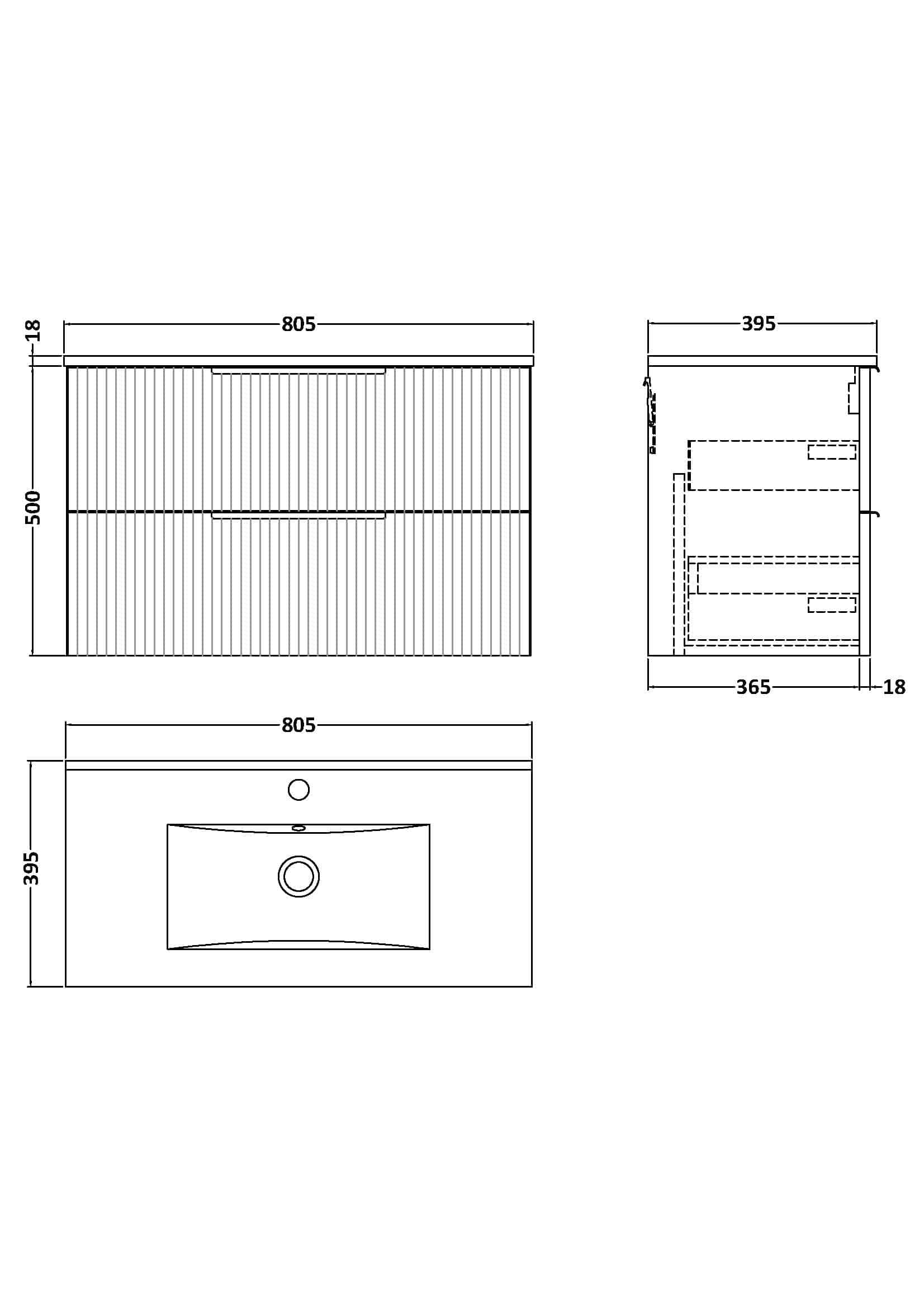 Modern bathroom vanity unit with integrated sink, sleek lines, and ample storage, designed for contemporary Bubly bathrooms. Perfect for stylish and functional bathroom aesthetics.