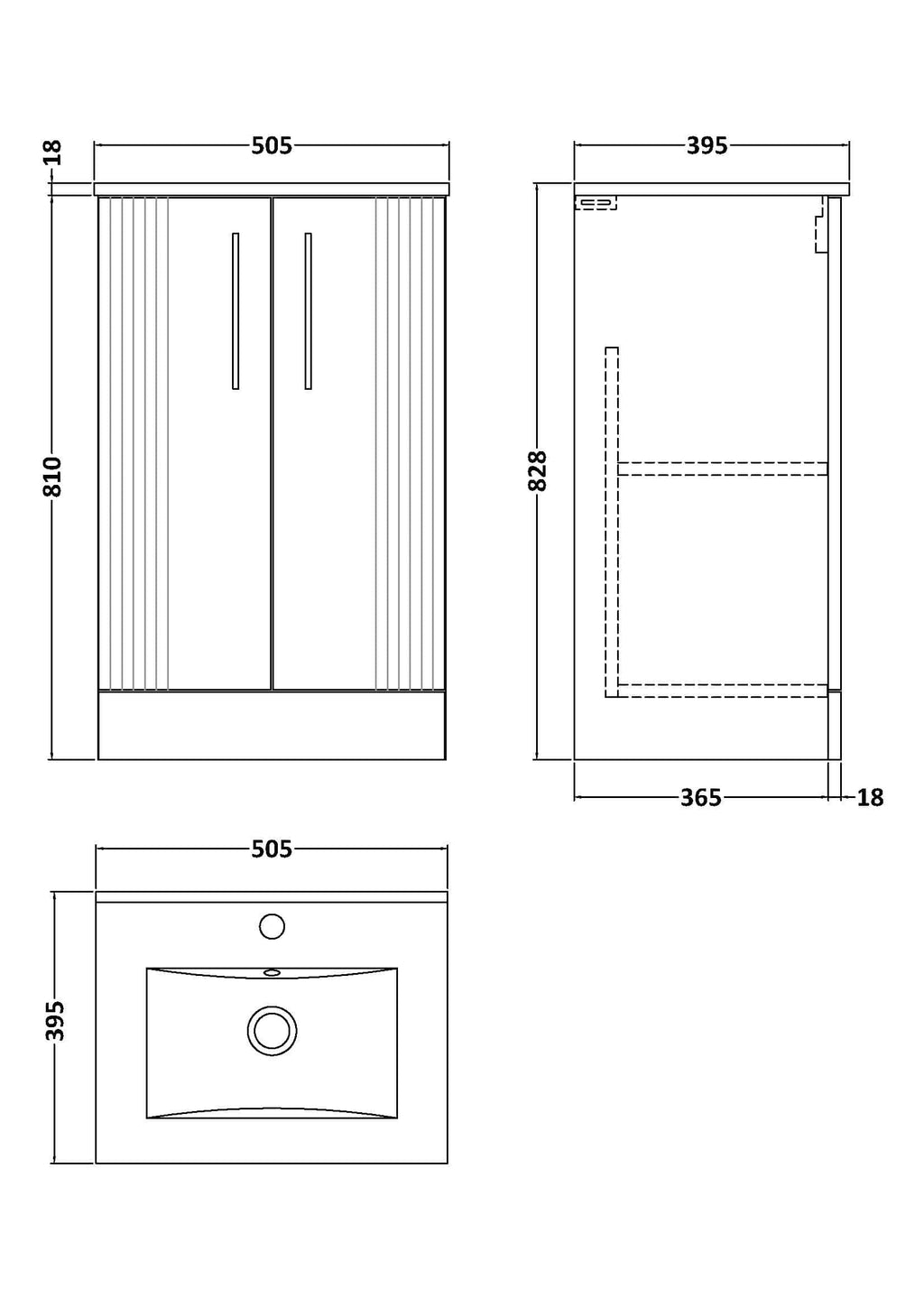 Sleek modern bathroom cabinet with vertical slats in a minimalist design, perfect for contemporary bathroom interiors.