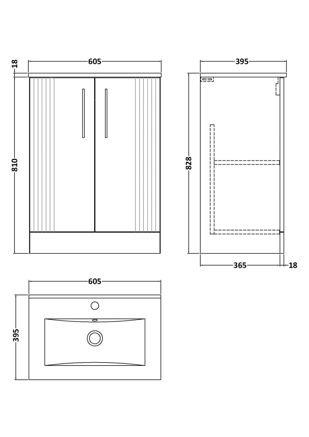 Modern sliding bathroom cabinet with sleek wood finish, ideal for contemporary bathroom storage solutions, designed by Bubly Bathrooms.