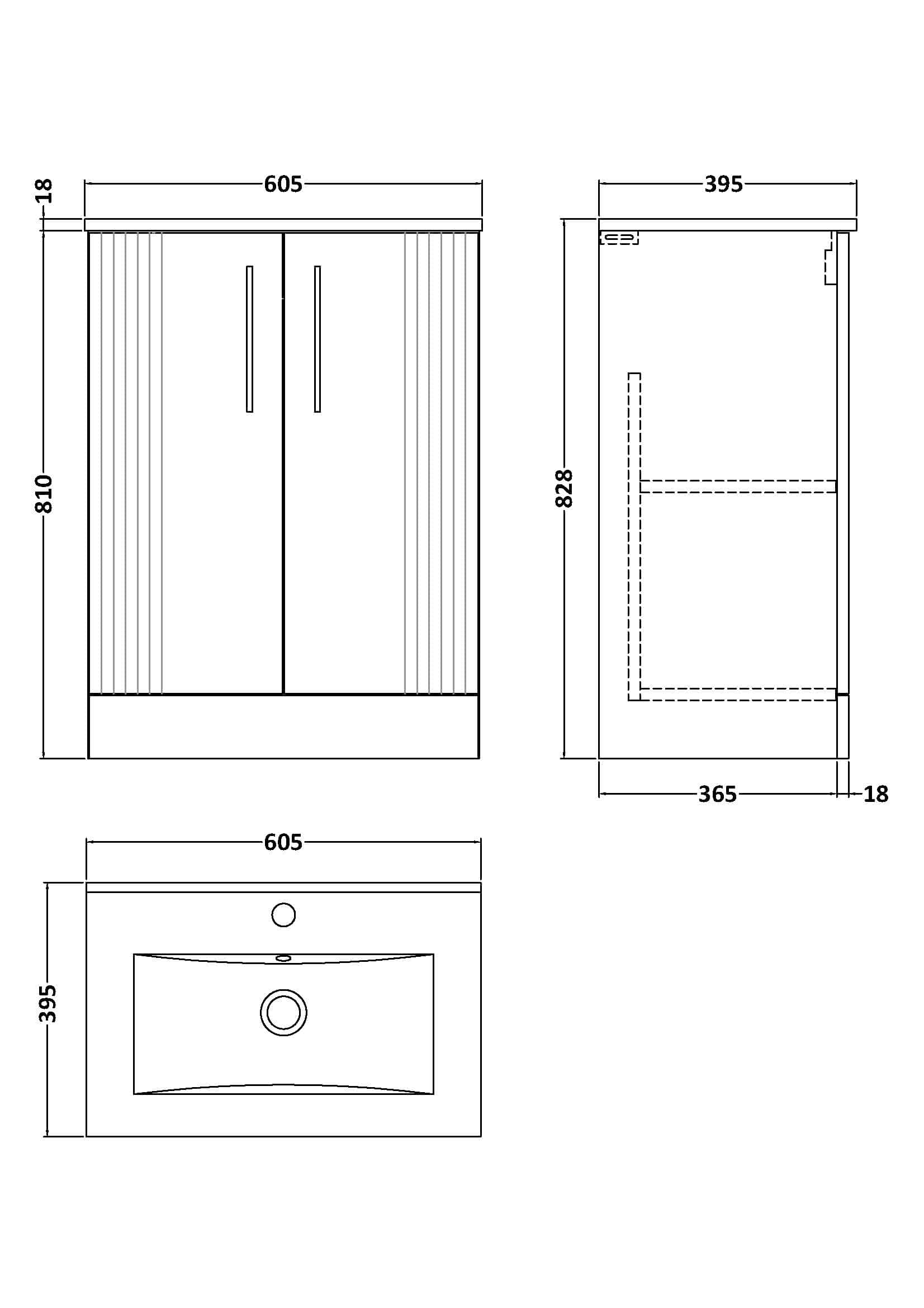 Modern sliding bathroom cabinet with sleek wood finish, ideal for contemporary bathroom storage solutions, designed by Bubly Bathrooms.