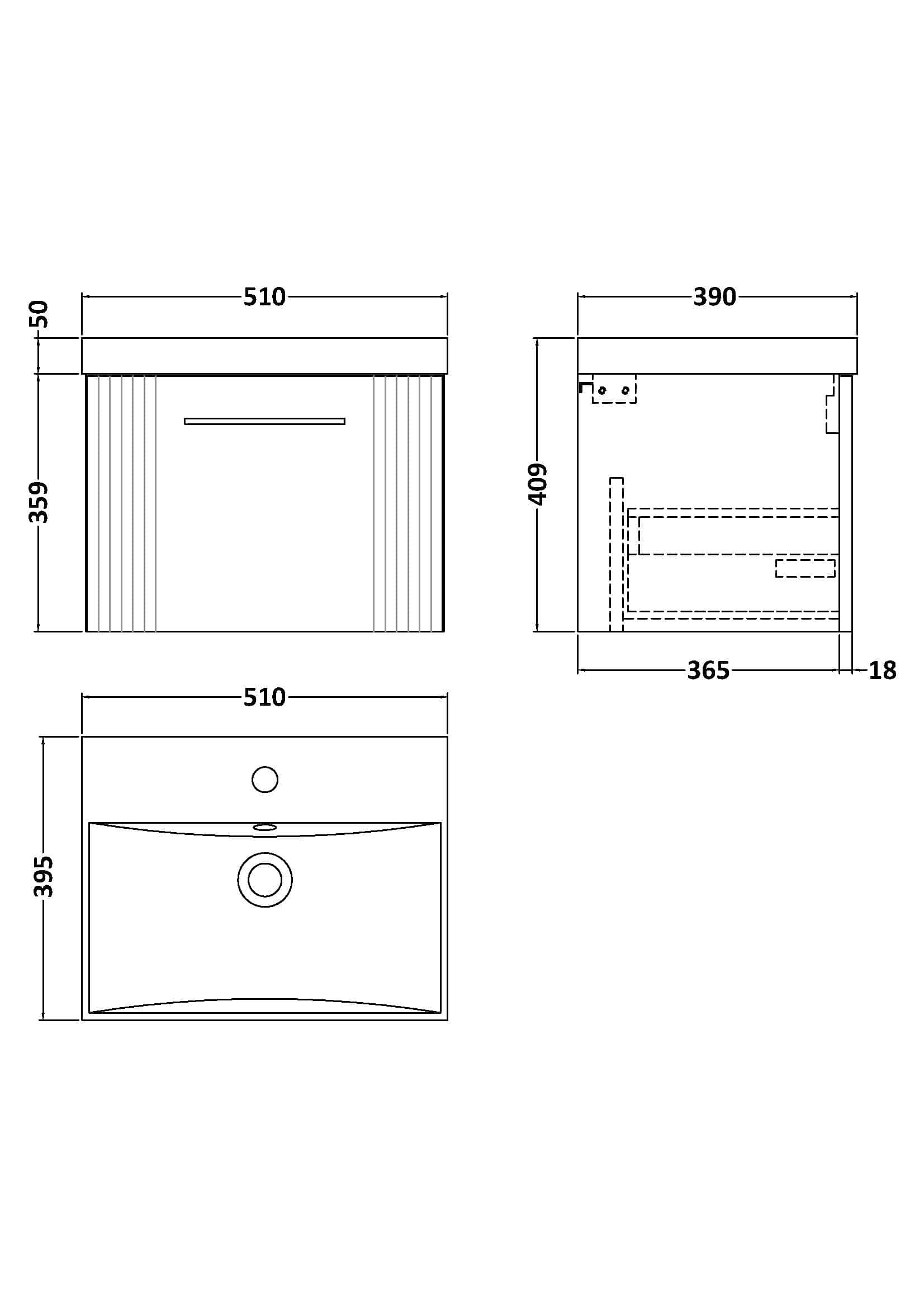Sleek modern bathroom vanity with integrated basin, compact design, and ample storage space, ideal for contemporary bathrooms.