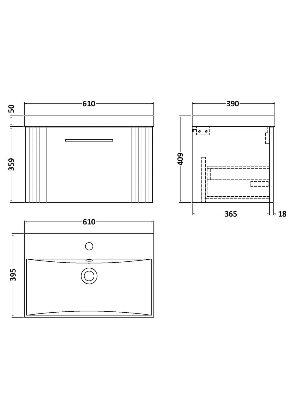 Sleek modern bathroom vanity unit with integrated sink, featuring clean lines and ample storage space, perfect for contemporary Bubly Bathrooms installations.