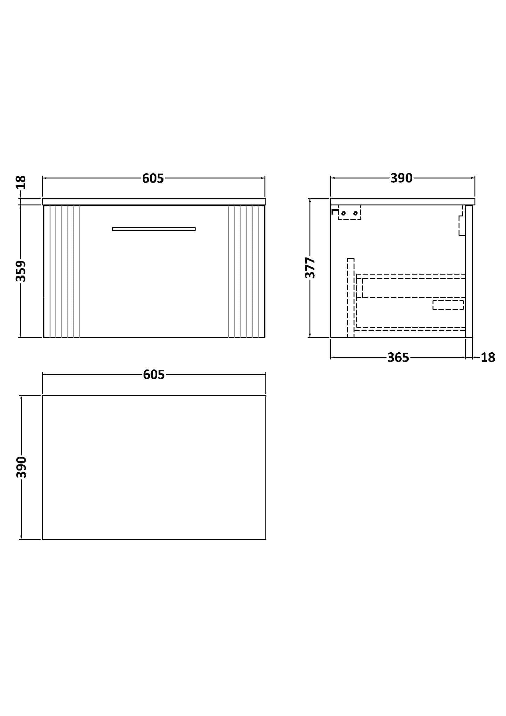 High-quality bathroom vanity with detailed dimensions, perfect for modern bathroom renovations and design. Features sleek lines and ample storage space, ideal for contemporary bathroom interiors.
