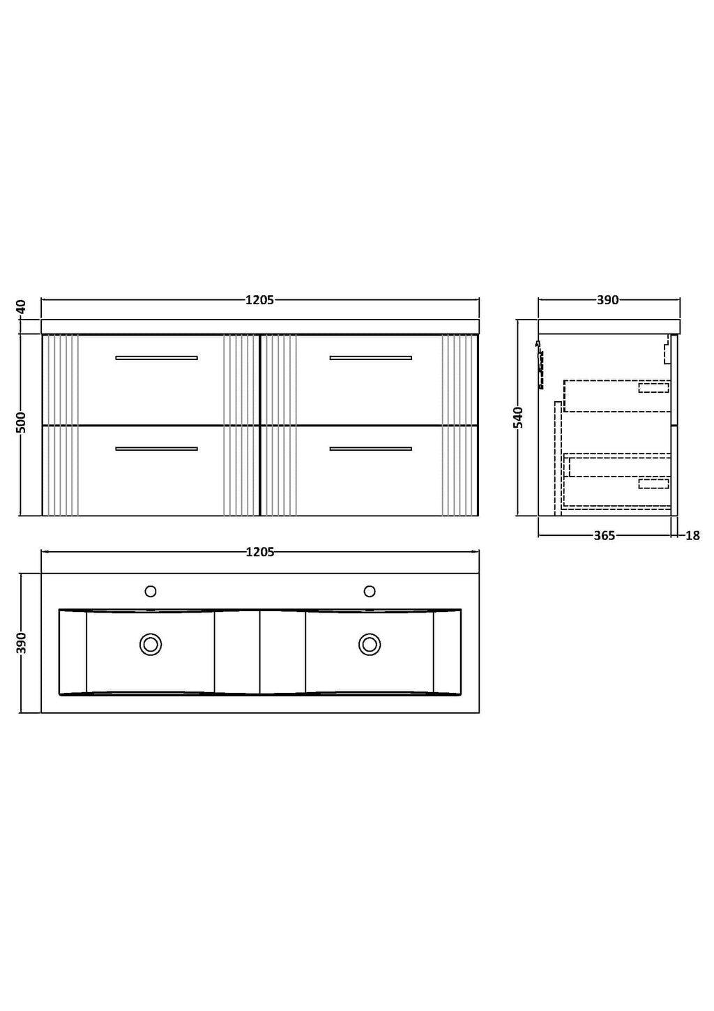 Sleek double bathroom vanity unit with ample storage and modern design, ideal for contemporary bathrooms, featuring clean lines and functional layout for optimal space utilisation.