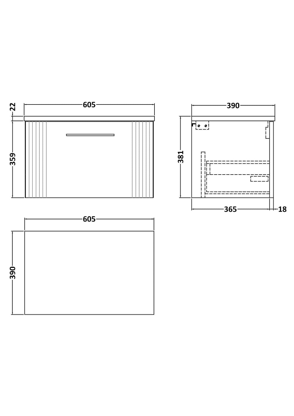 Contemporary bathroom vanity unit with sleek design, ample storage, and durable materials, perfect for modern Bubly bathrooms. Ideal for enhancing bathroom aesthetics and functionality.