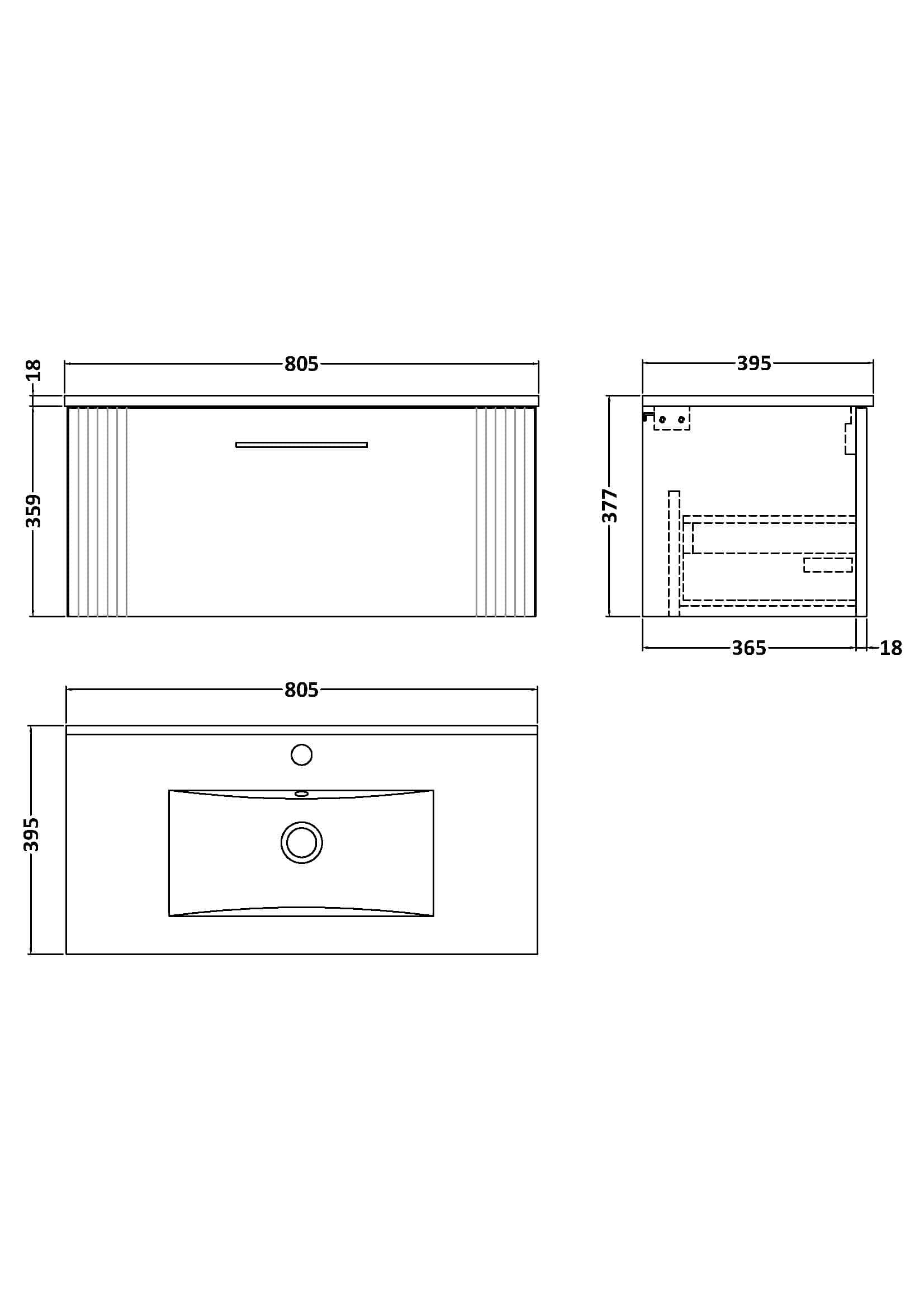 Modern bathroom vanity unit with integrated sink, designed for stylish and functional bathroom storage, ideal for contemporary Bubly bathrooms.