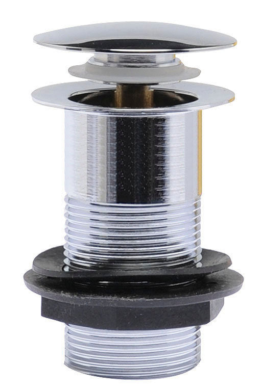 Shower drain strainer with chrome finish for bathroom plumbing and sink drainage solutions.