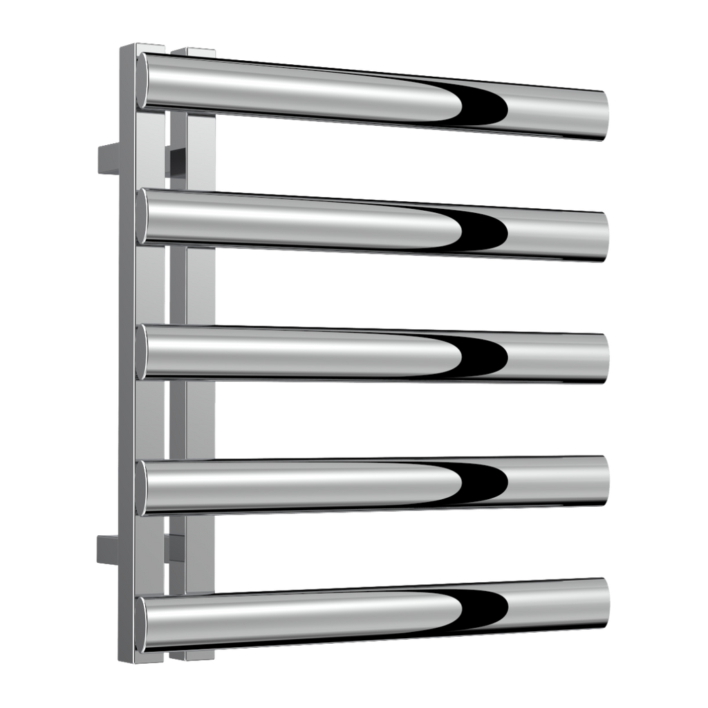 Reina Cavo Polished Stainless Steel Heated Towel Rail 530mm X 500mm