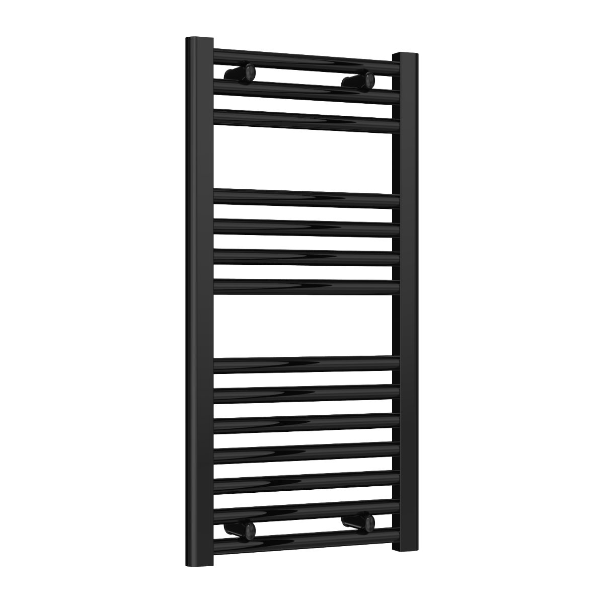Reina Diva Flat Black Heated Towel Rail 800mm X 400mm