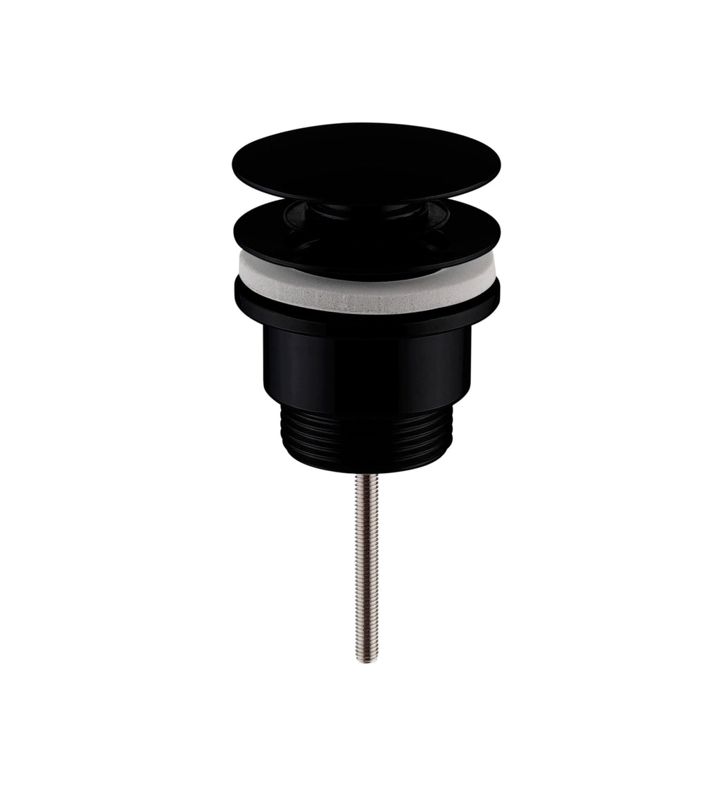Chrome bath waste with plug and chain for modern bathroom sink or bath tub. Durable, easy to install, and designed for optimal water drainage in bathroom fixtures.
