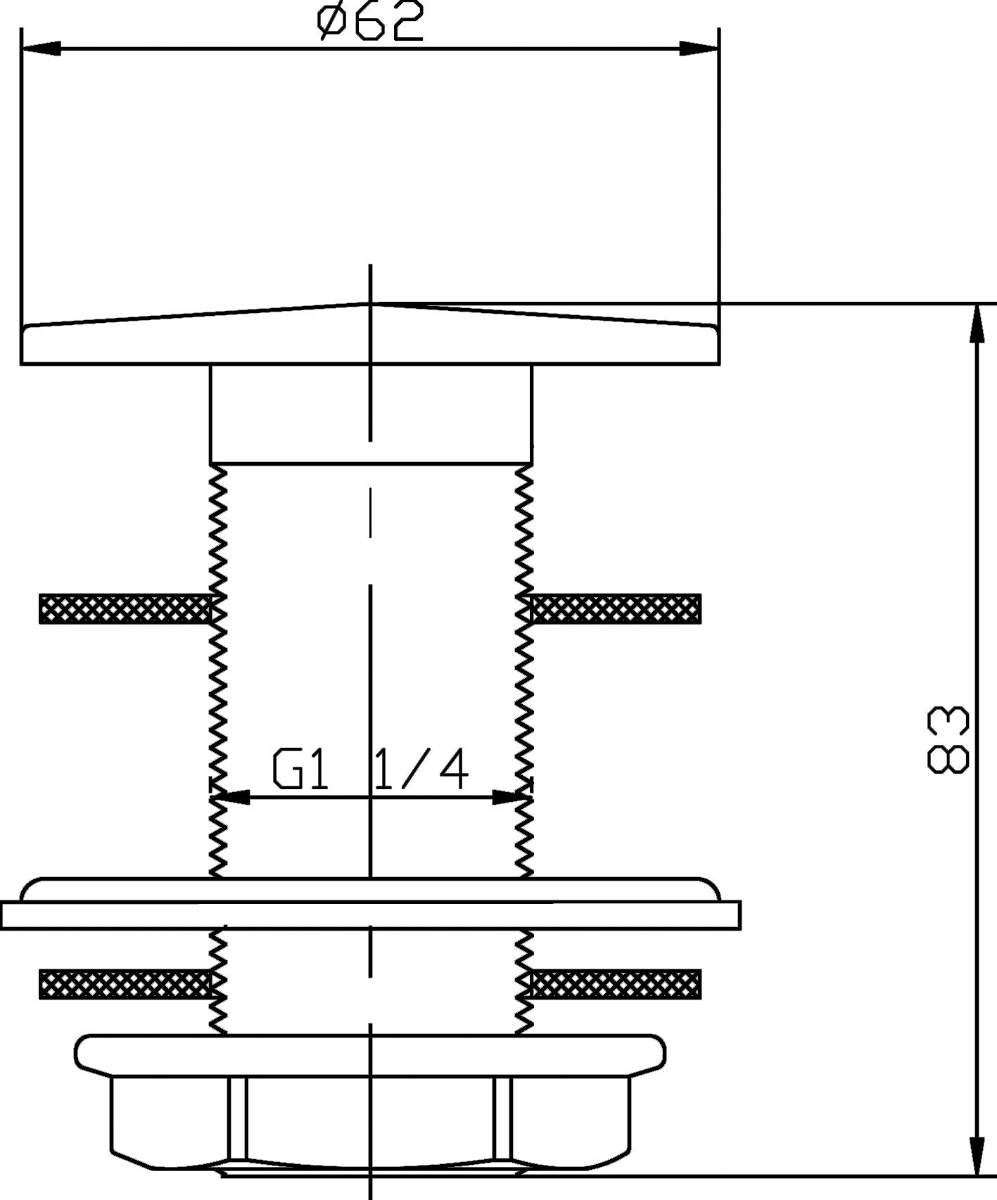 High-quality bathroom fixture technical drawing with detailed measurements, suitable for bathroom renovation projects and plumbing installations.