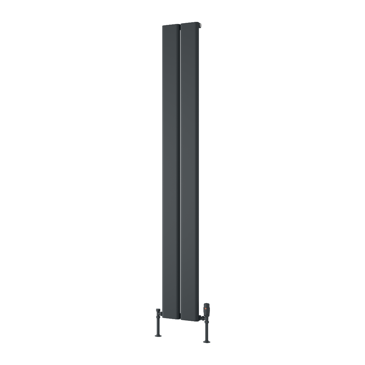 Reina Caldaro Vertical Anthracite Designer Radiator 1800mm X 245mm