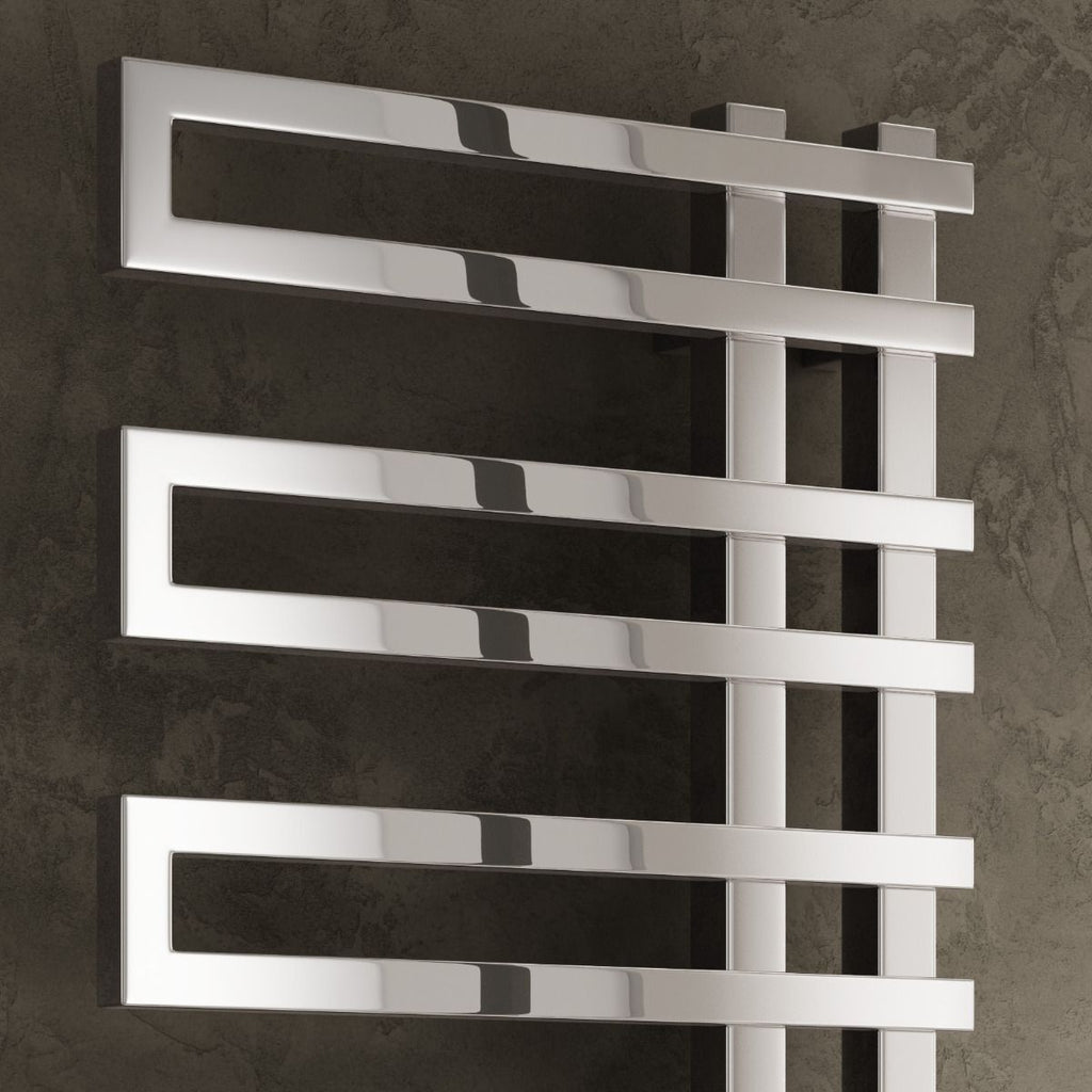 Reina Pietra Chrome Heated Towel Rail