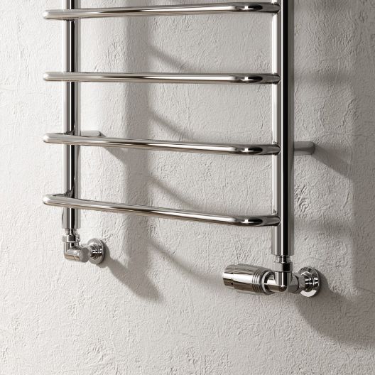 Reina Aliano Chrome Heated Towel Rail