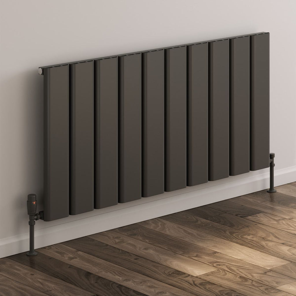 Reina Caldaro Horizontal Anthracite Designer Radiator