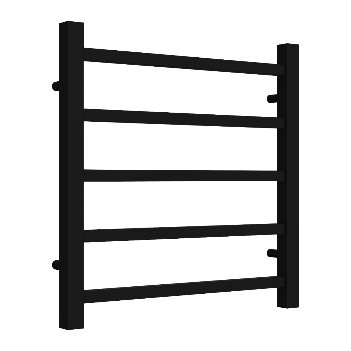 Reina Serena Black Heated Towel Rail 500mm X 500mm