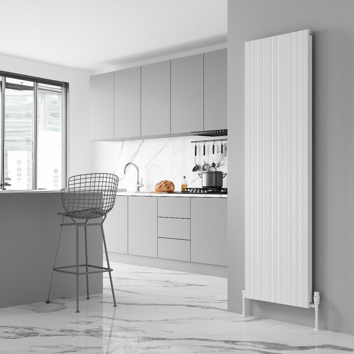 Reina Melvin White Designer Radiator