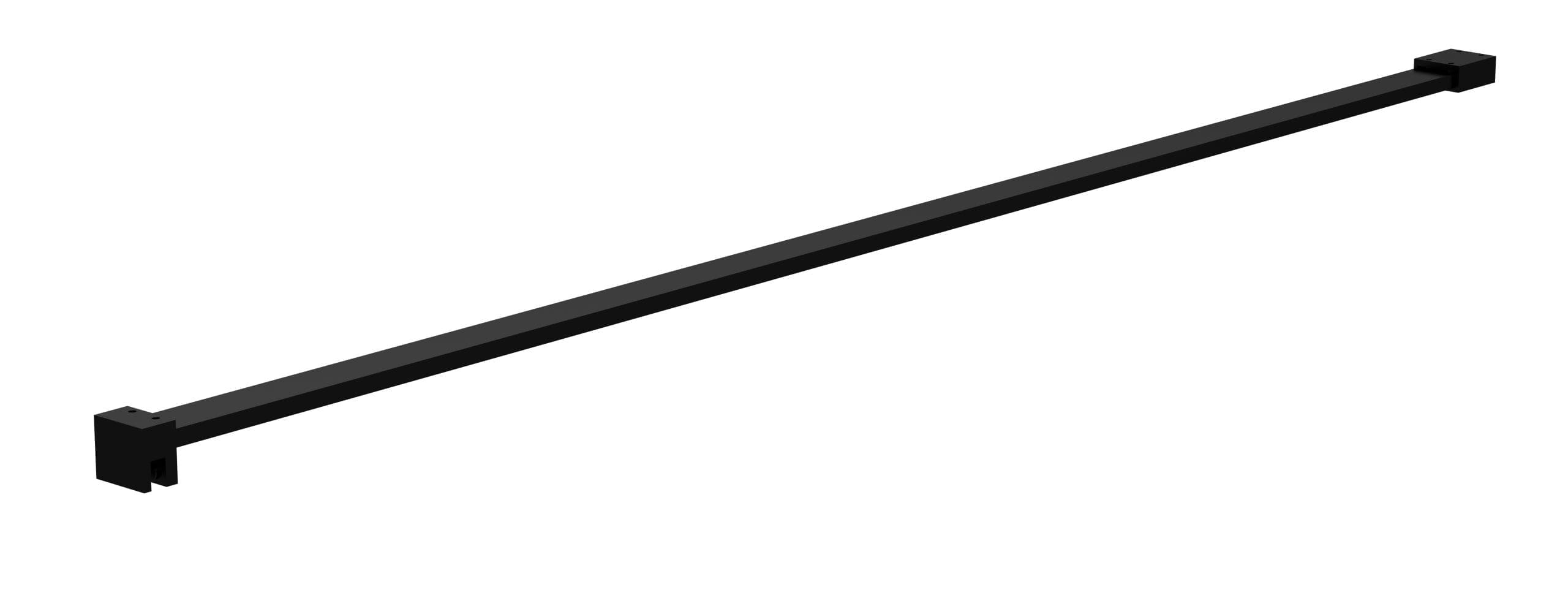 Long Black Bathroom Towel Rail Bar for Bubly Bathrooms, sleek and modern designSuitable for towels and bathroom accessories, durable finish, easy to install.