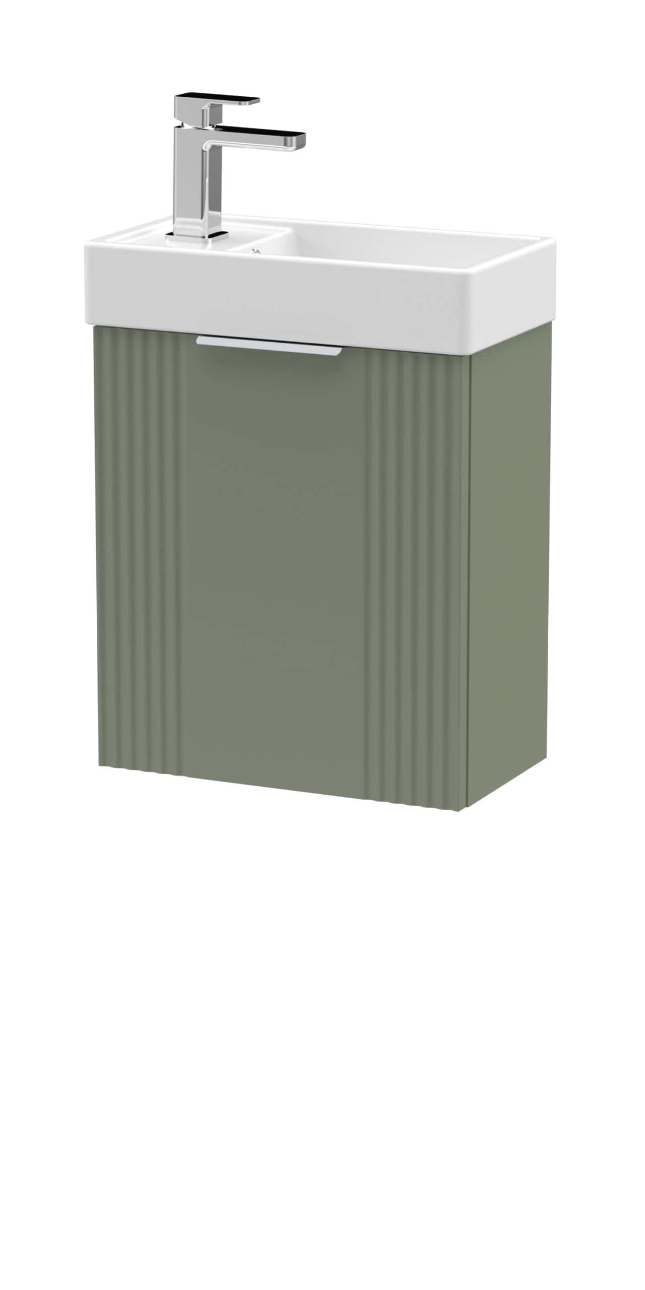 Modern bathroom vanity with integrated sink, sleek chrome faucet, and minimalist design for contemporary bathroom decor.