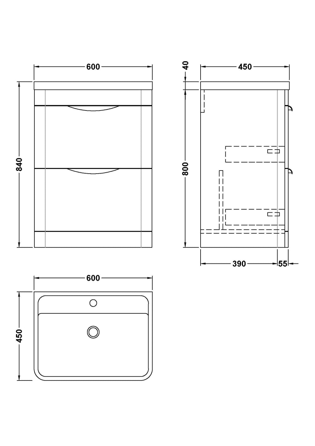 High-quality bathroom vanity unit with drawers and ample storage space, perfect for modern Bubly bathrooms in the UK.