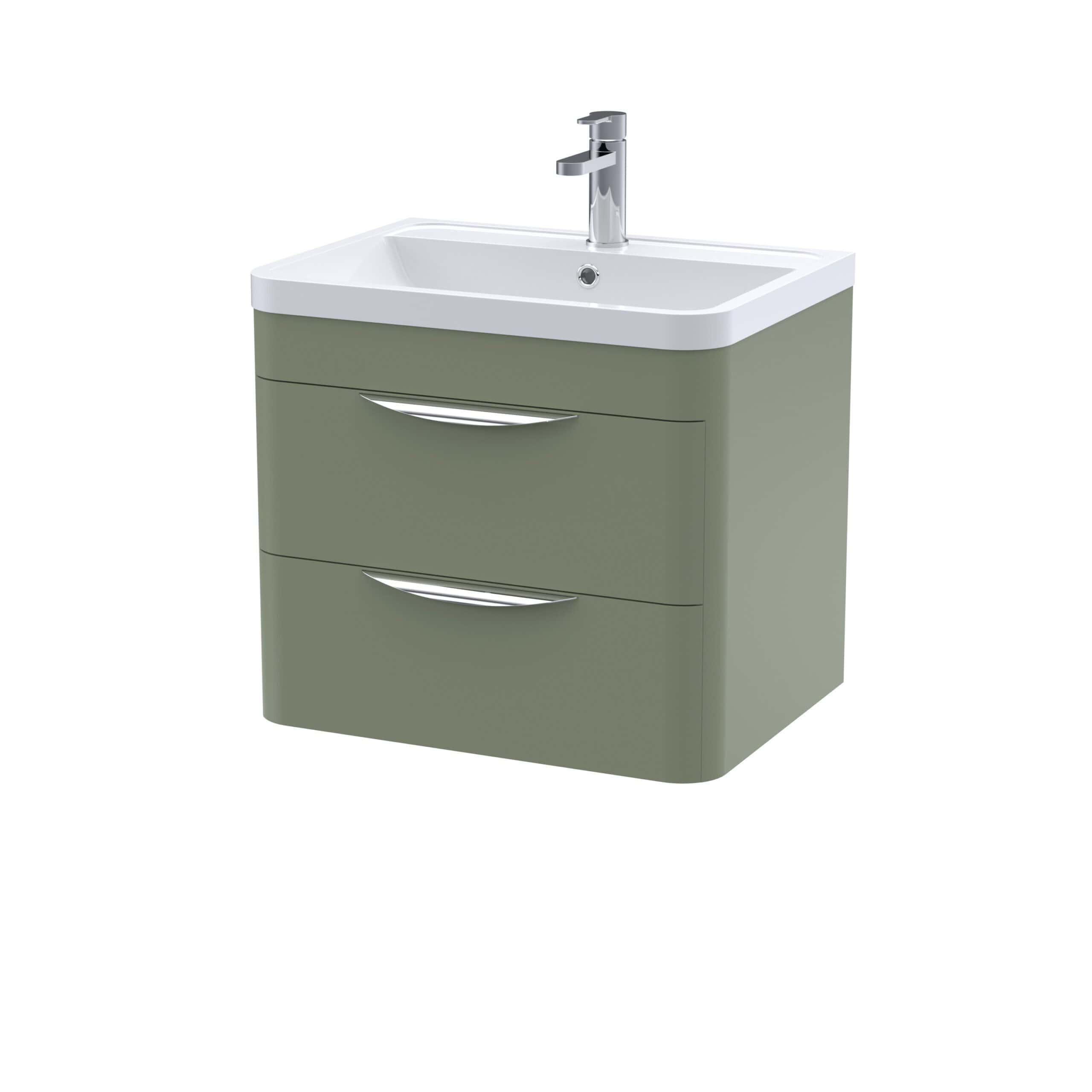 Sleek bathroom vanity unit with integrated sink and modern chrome handles, ideal for contemporary UK bathrooms. Crafted for style and functionality, enhances bathroom space.