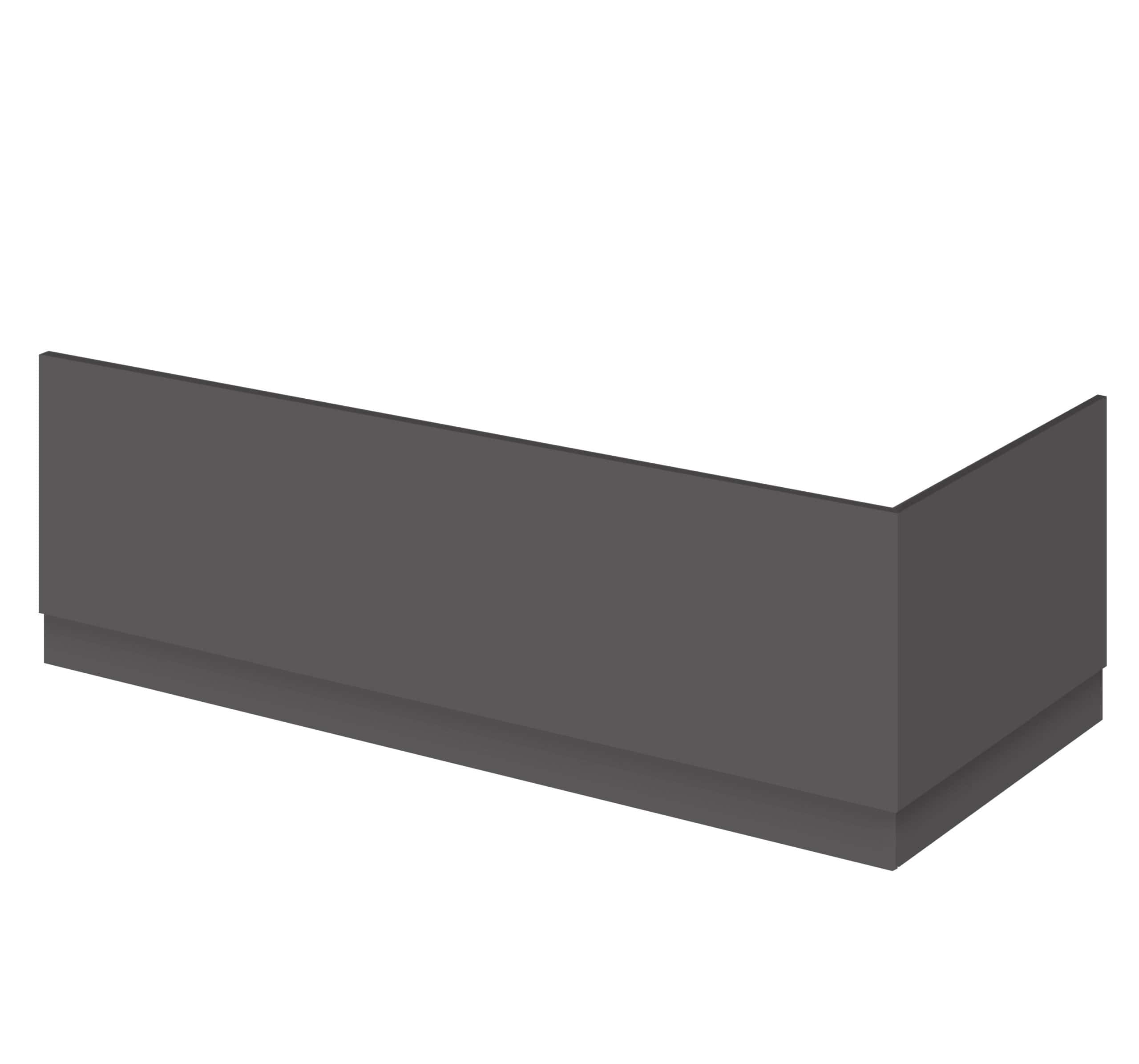 Contemporary grey bathroom vanity unit with clean lines, perfect for modern bathrooms, offering stylish storage solutions. Designed by Bubly Bathrooms for elegant bathroom interiors.