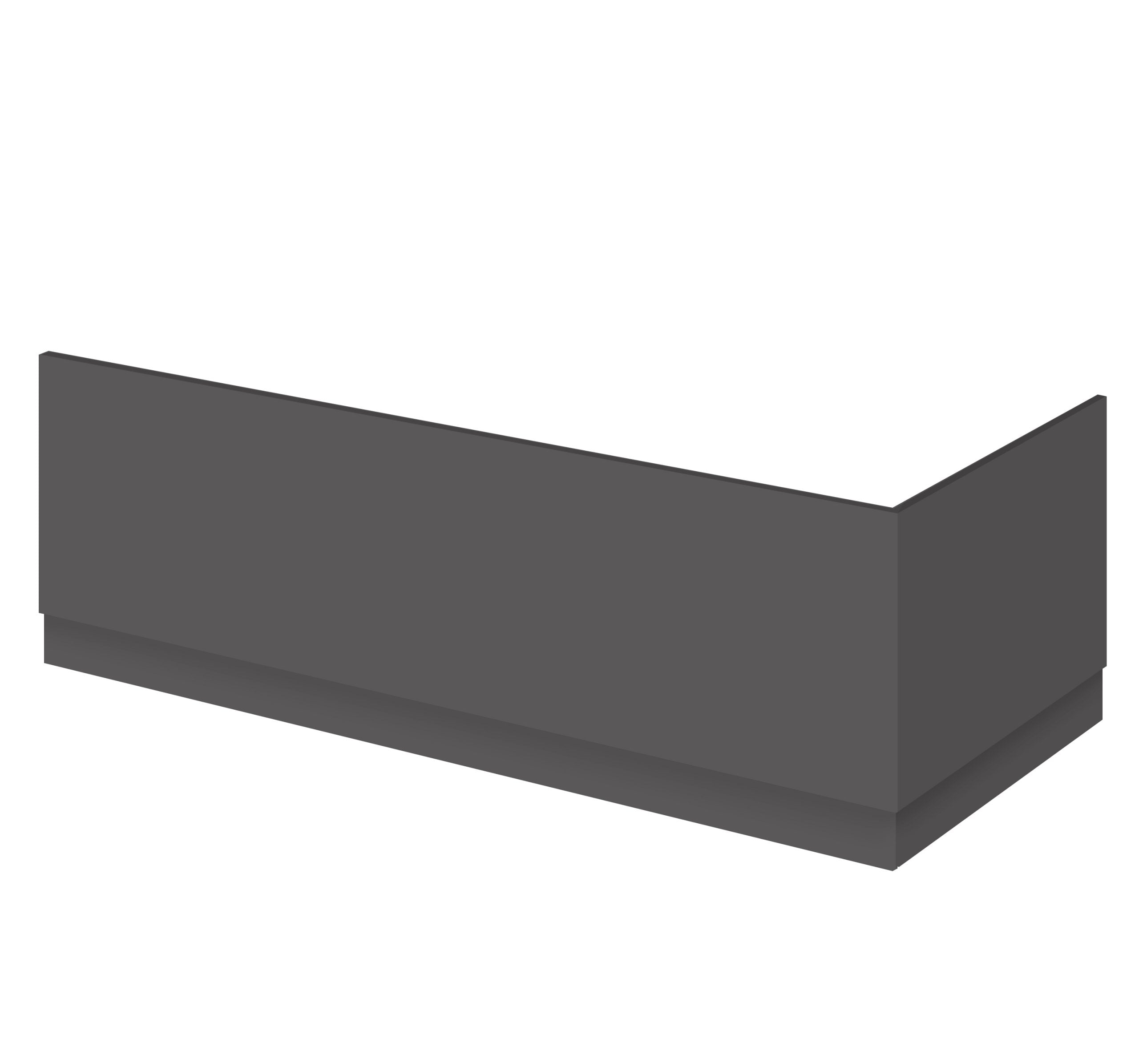 Black bathtub for modern bathroom design, featuring clean lines and sleek appearance. Perfect for contemporary bathroom renovations, offering style and functionality.