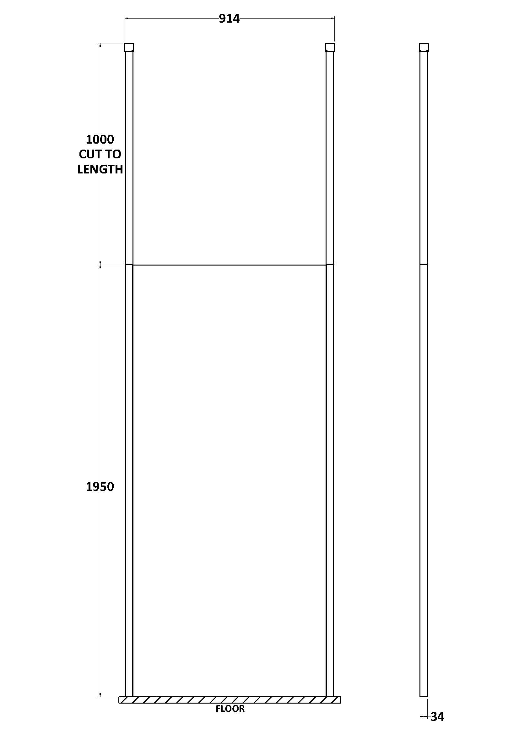 Modern bathroom partition with waterproof and durable design, ideal for separating shower and toilet areas for enhanced privacy and functionality.