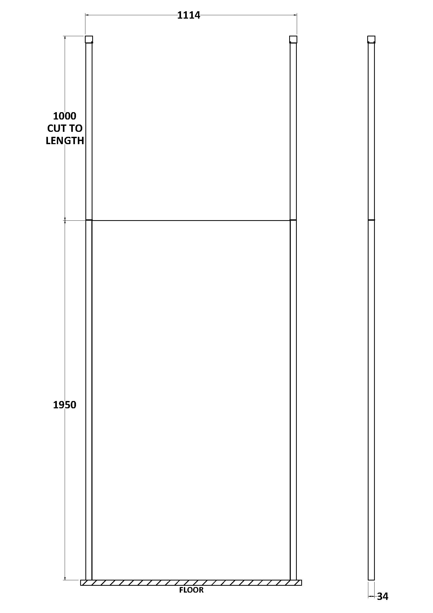 Bright, modern bathroom shower enclosure with sleek glass panels and chrome fittings, perfect for contemporary bathroom designs and optimal shower experience.