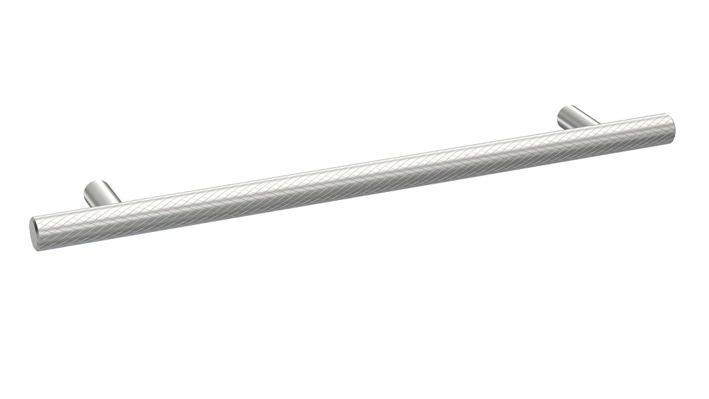 Polished stainless steel towel bar, modern bathroom accessory, ideal for bathroom organisation and decoration, Bubly Bathrooms.