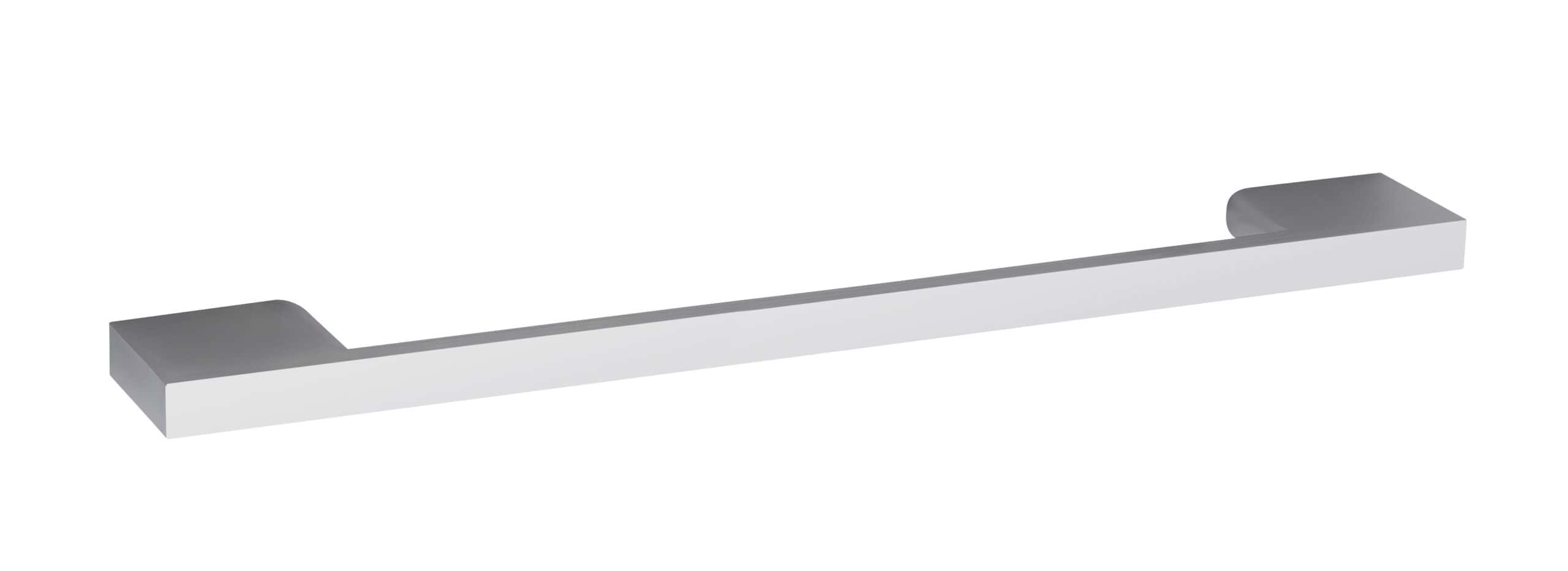 Polished chrome bathroom towel rail, modern and sleek design, ideal for contemporary bathrooms, provides effective towel drying and adds a touch of elegance to your bathroom decor.