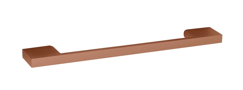 Copper bathroom towel rail from Bubly Bathrooms, modern and stylish heated towel rail for luxury bathrooms. Ideal for heating towels and adding contemporary design.