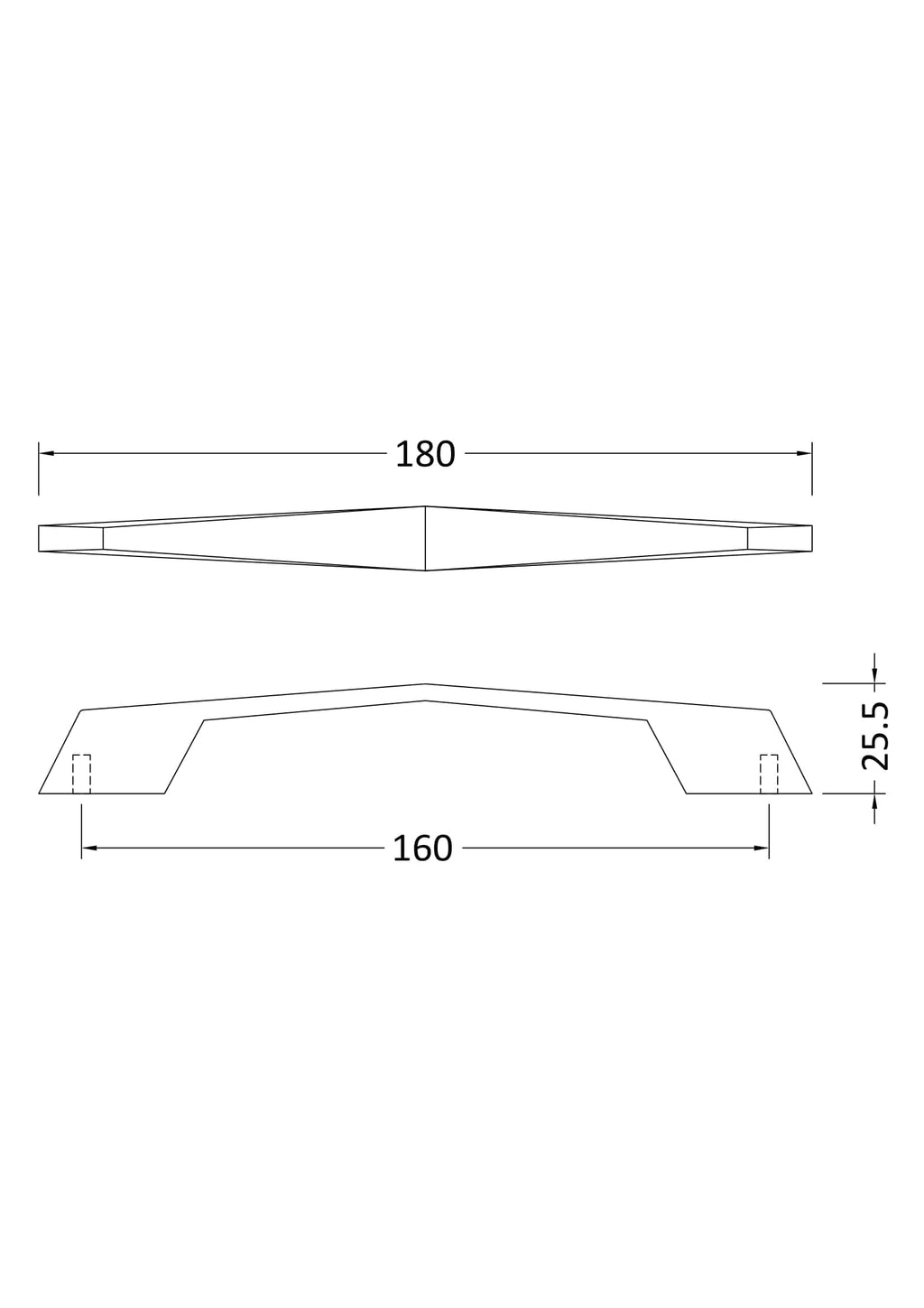Modern bathroom sink design with precise measurements for seamless installation and stylish finish. Perfect for contemporary Bubly Bathrooms projects, combining functionality and aesthetic appeal.
