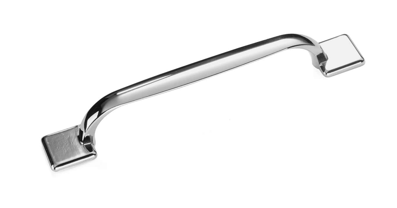 Chrome bathroom grab handle for safety and support, ideal for elderly and disabled bathroom accessibility. Durable stainless steel construction with a sleek, modern design. Fits all standard bathrooms.