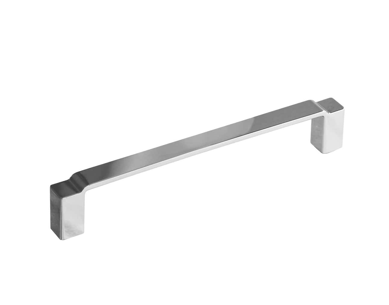 Stainless steel bathroom cabinet handle for Bubly Bathrooms installations. Modern, sleek design ideal for contemporary bathroom furniture. Durable and easy to install.
