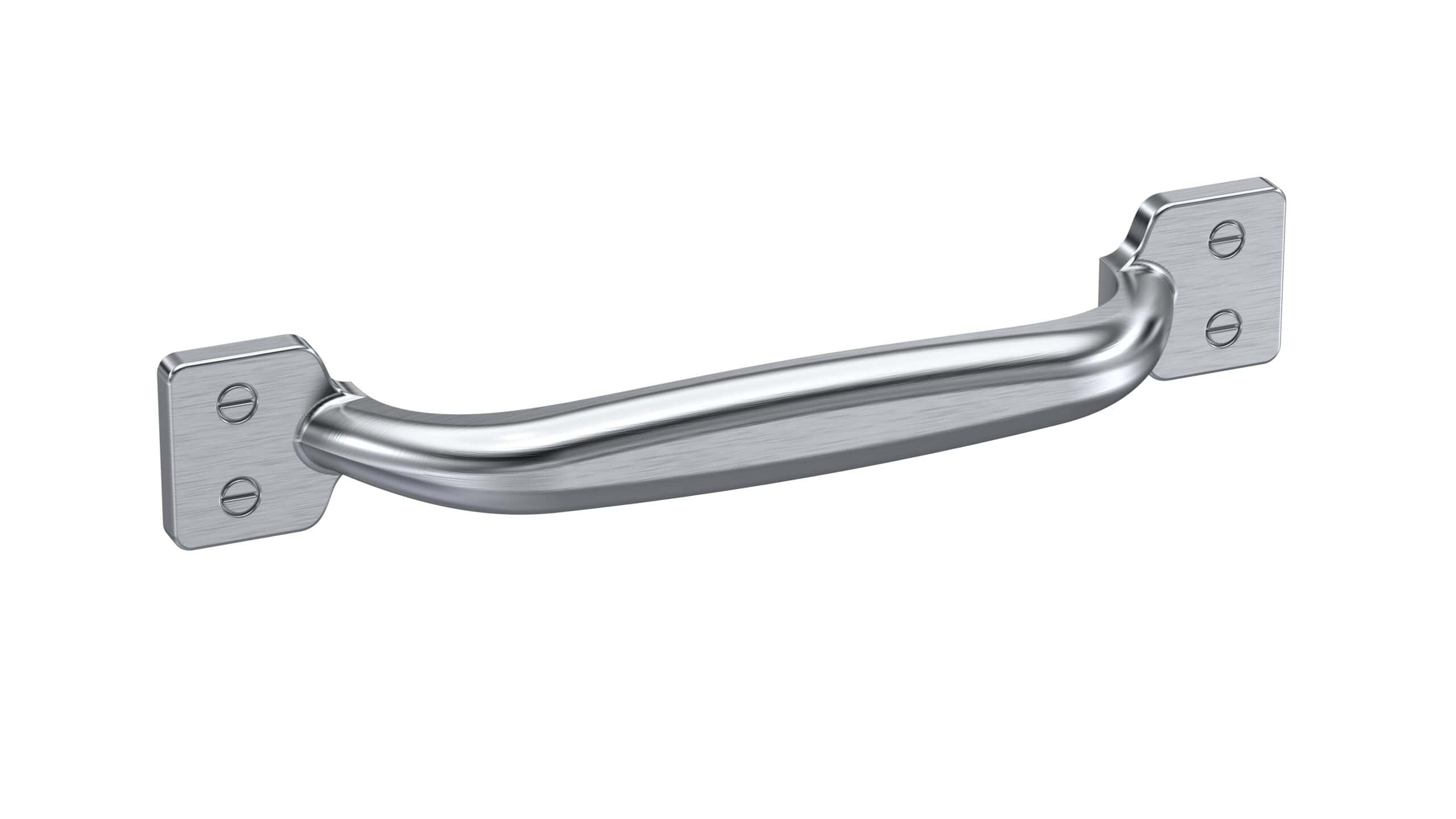 Stainless steel grab handle for bathroom safety and accessibility, ideal for disabled or elderly bathroom support.