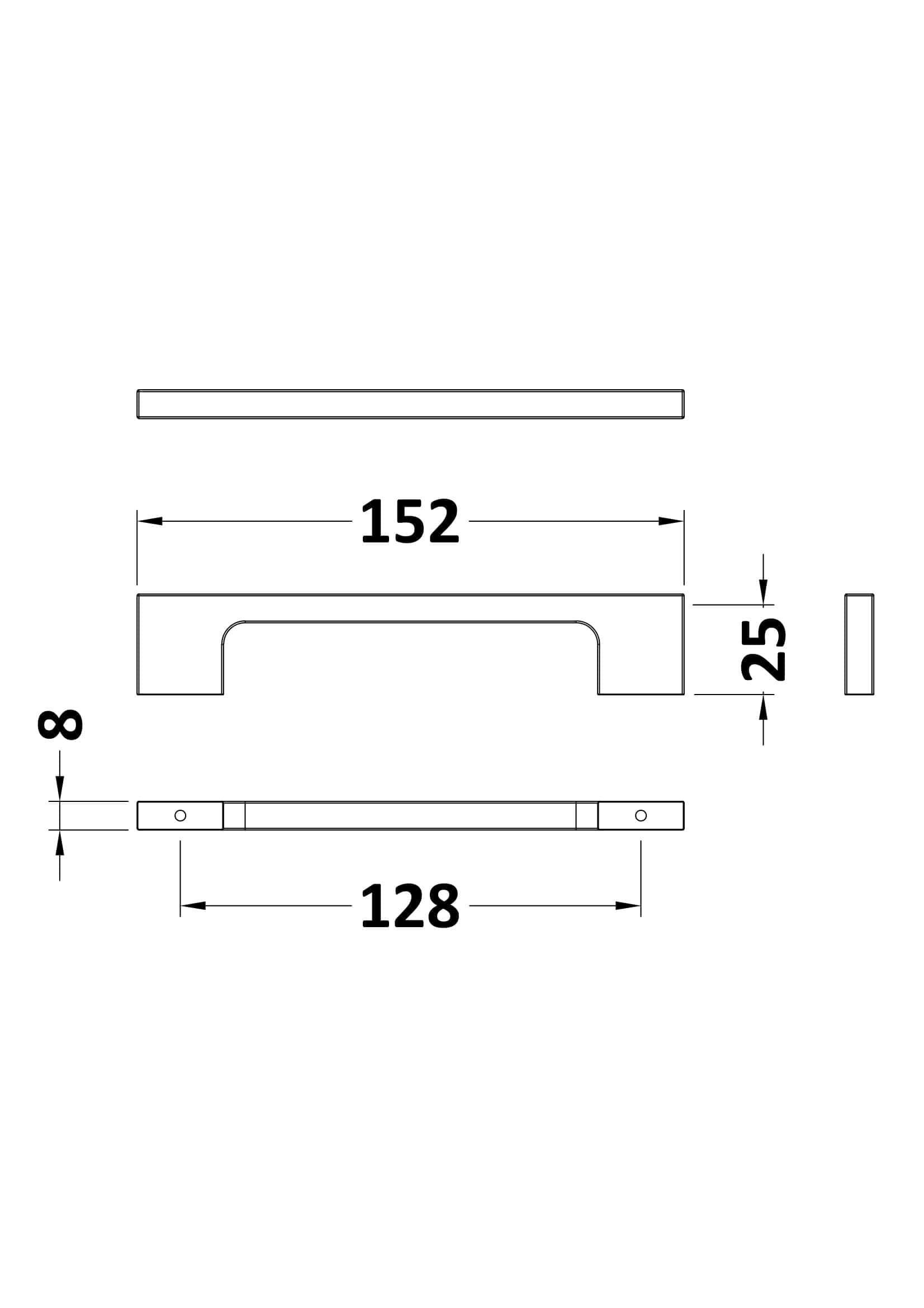 Aluminium bathroom shower footrest with precise dimensions, ideal for modern bathroom design, ensuring comfort and style.