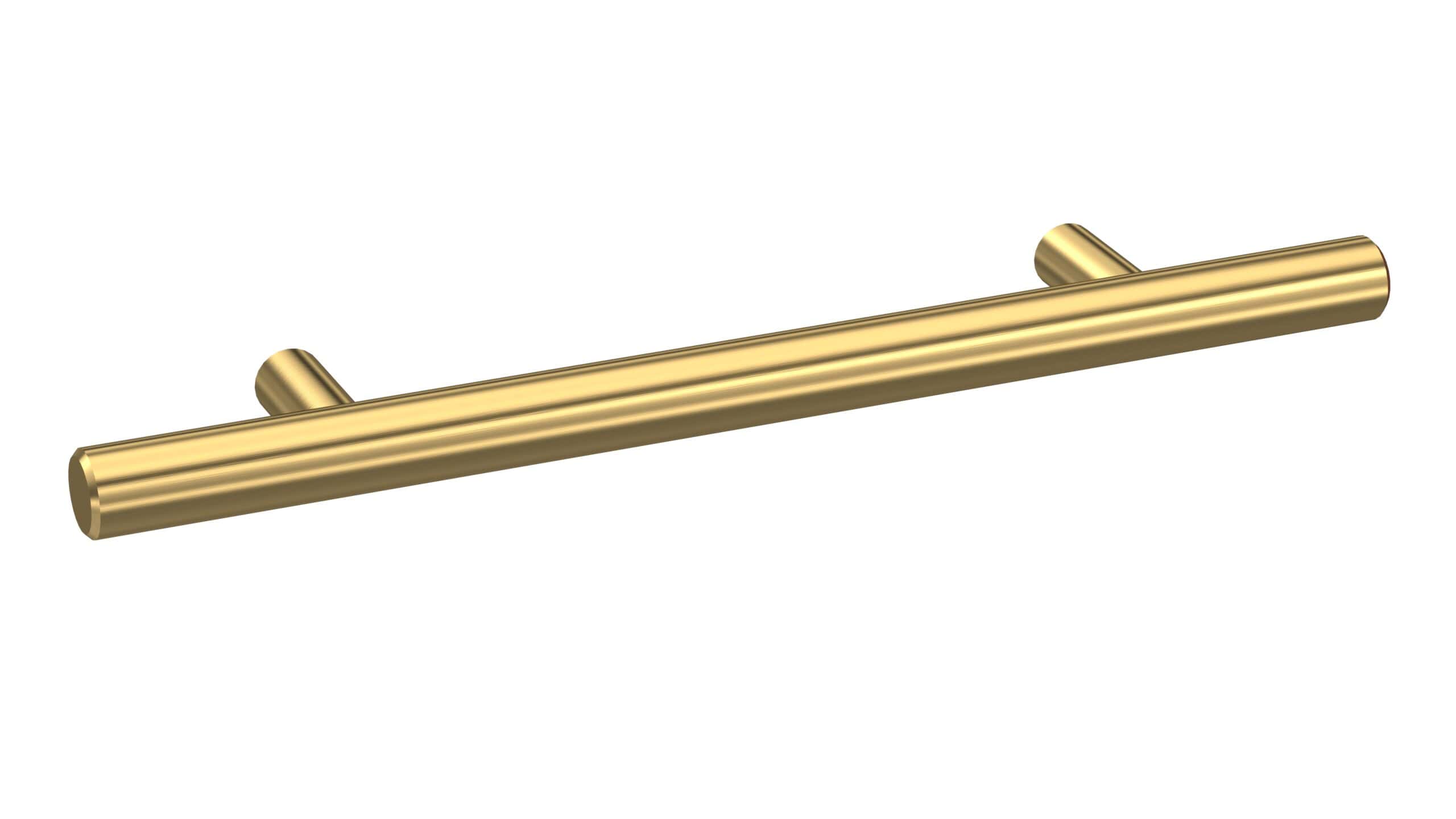 Gold bathroom towel rail for modern Bubly Bathrooms, sleek and stylish with a contemporary design. Perfect for enhancing your bathroom decor.