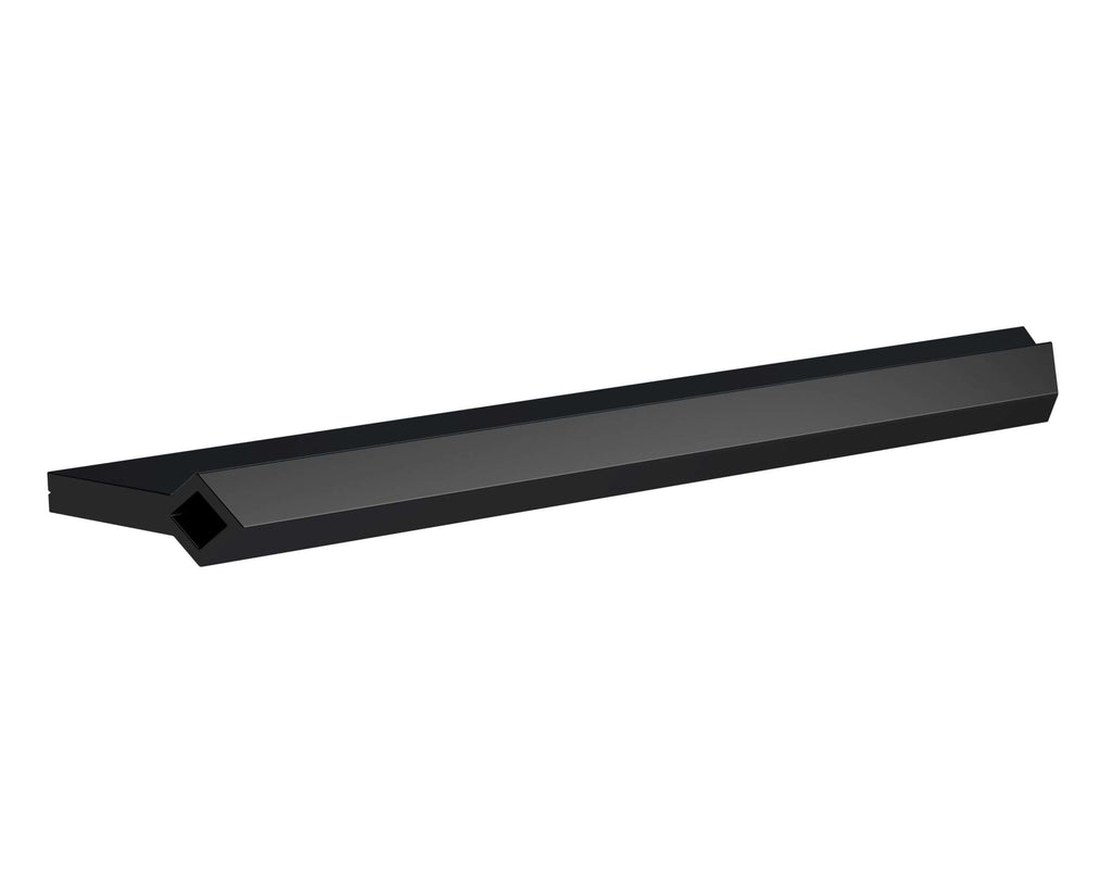 Stylish black bathroom edge trim for modern bathroom design and waterproof sealing. Perfect for shower enclosures, panels, and tiling projects, ensuring a sleek and professional finish.