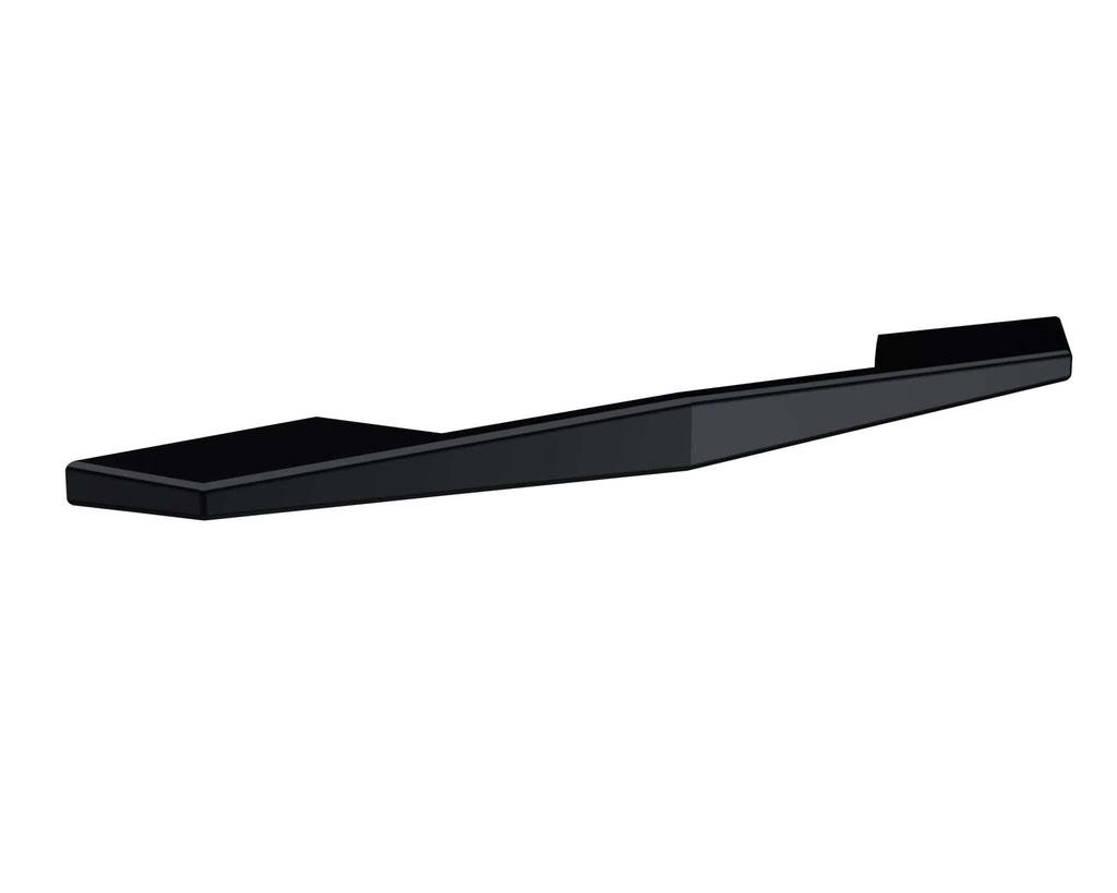 Sleek black bathroom grab bar for safety and accessibility, ideal for modern bathrooms, provides support and stability, durable stainless steel construction, easy to install.