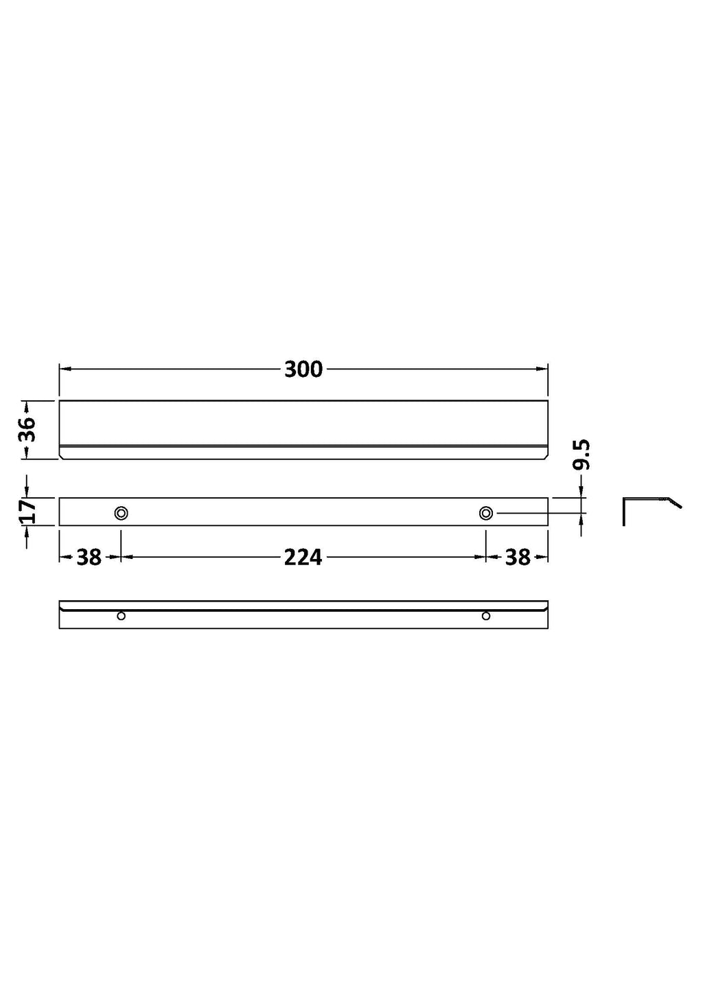High-quality bathroom shower slide with detailed technical specifications for seamless bathroom renovations and installations.